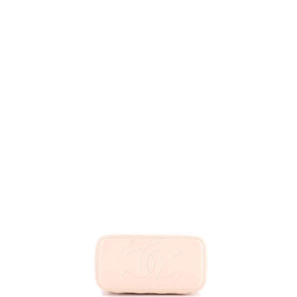 Chanel Small Classic Top Handle Vanity Case with Chain Quilted Lambskin - Picture 4 of 8